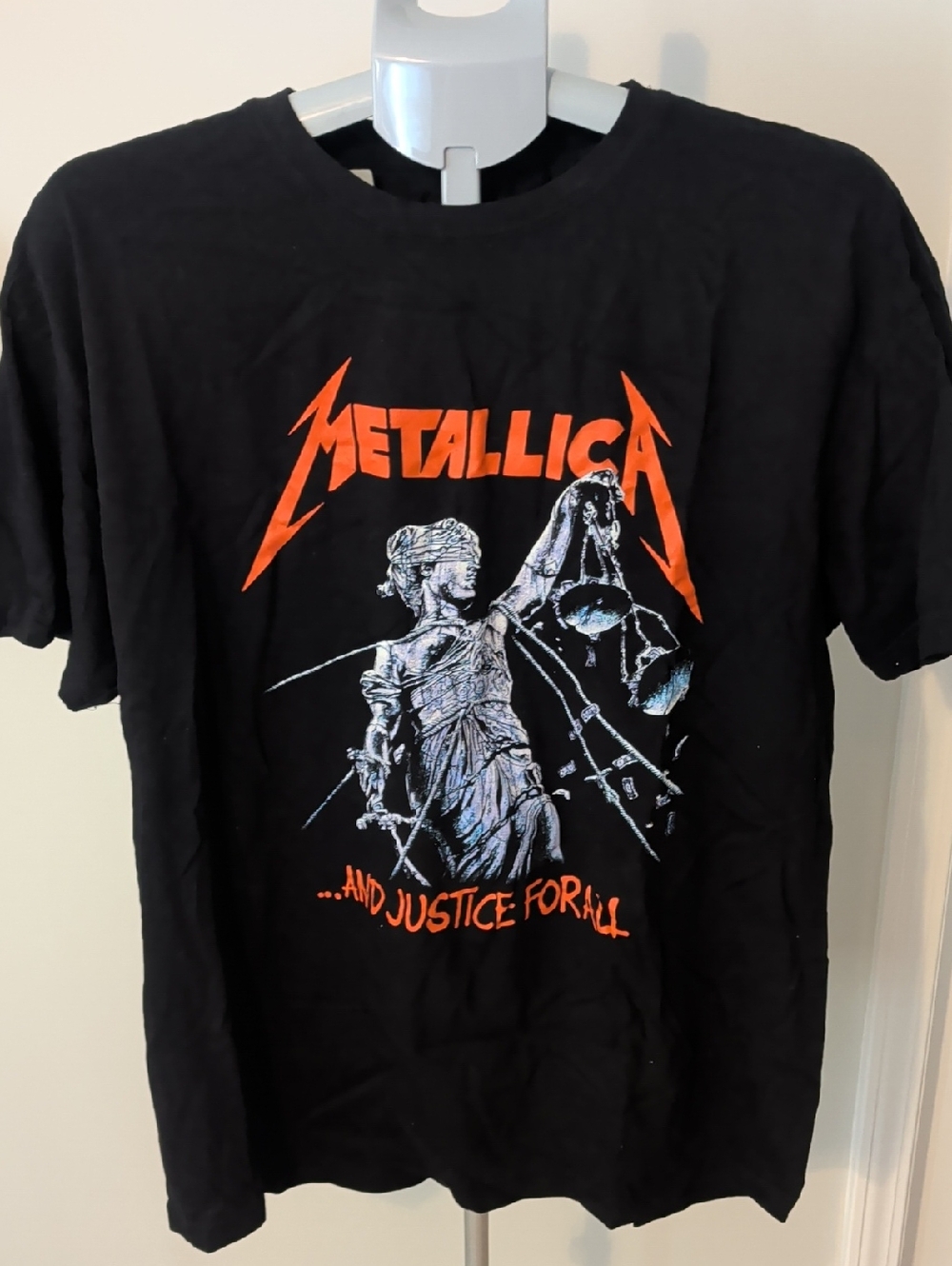 Metallica Women's Black '...And Justice For All' Short Sleeve Tee